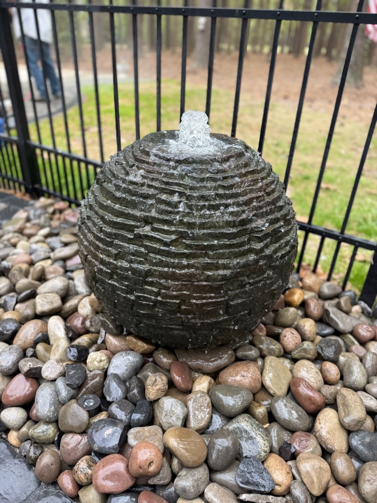 Water Feature Addition to Patio